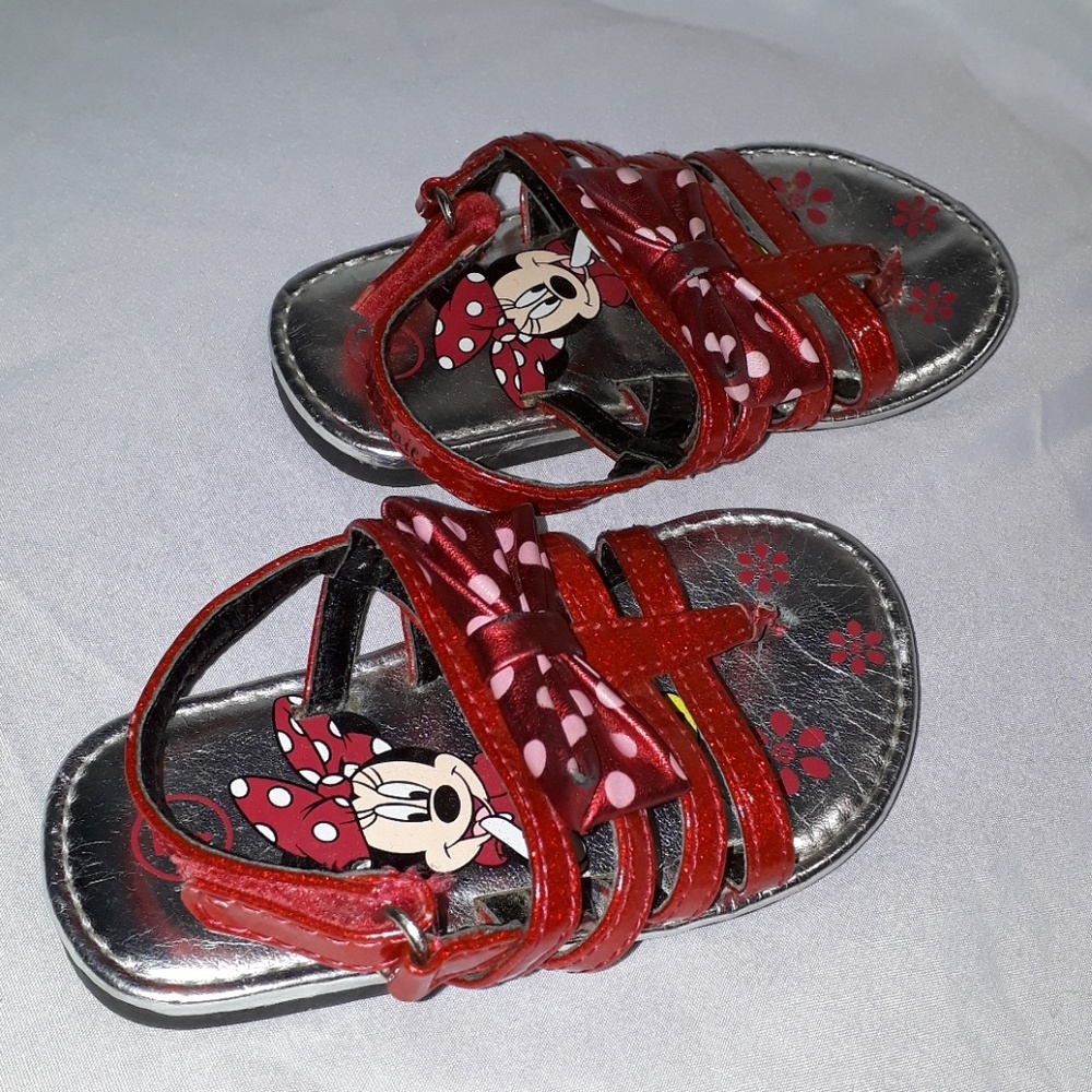 Mini Mouse Toddler Girls Sandals Size 7